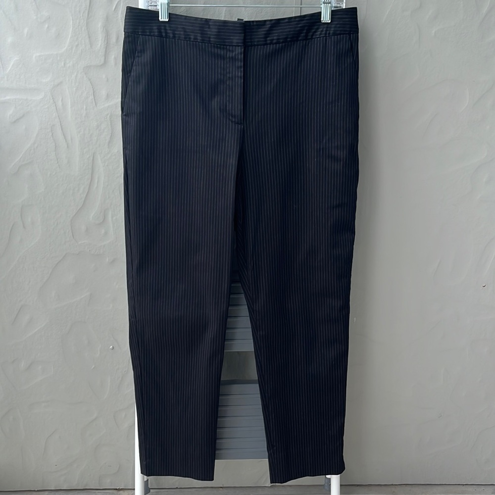 Talbots Pin Stripe Pant Black Size 10